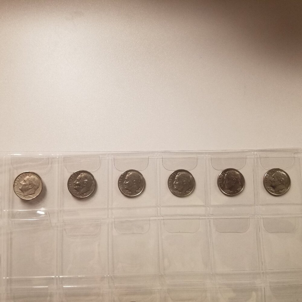 The 1994-P Roosevelt Dime (Six 1994-P)